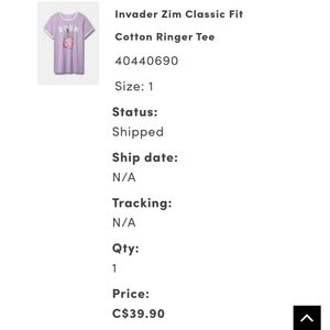 Invader Zim t-shirt